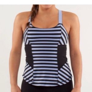 Lululemon Out Sea Stripe / Polar Haze tank top